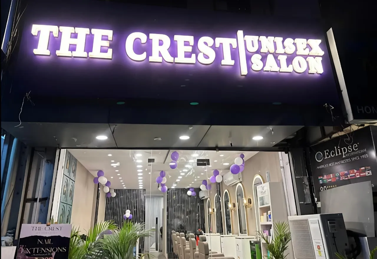 Find best offer near you and book salon services online at The Crest Unisex Salon