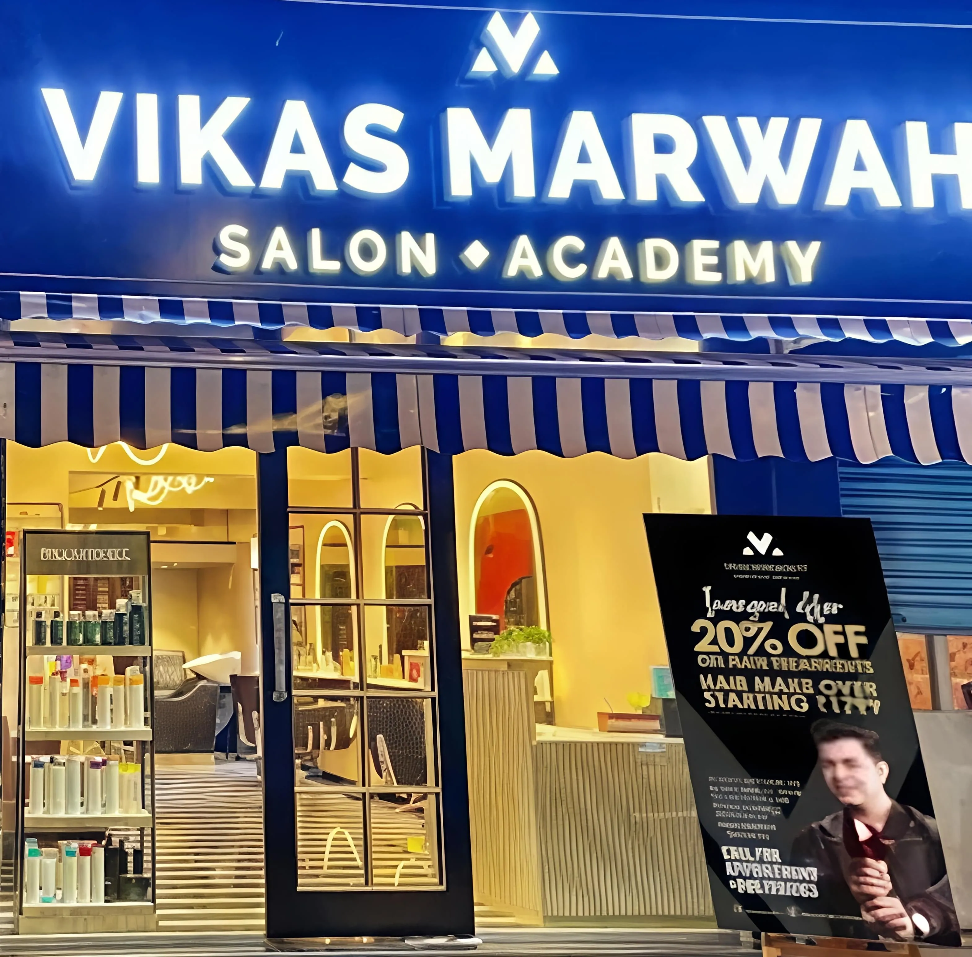 Find best offer near you and book salon services online at Vikas Marwahs Hair Salon