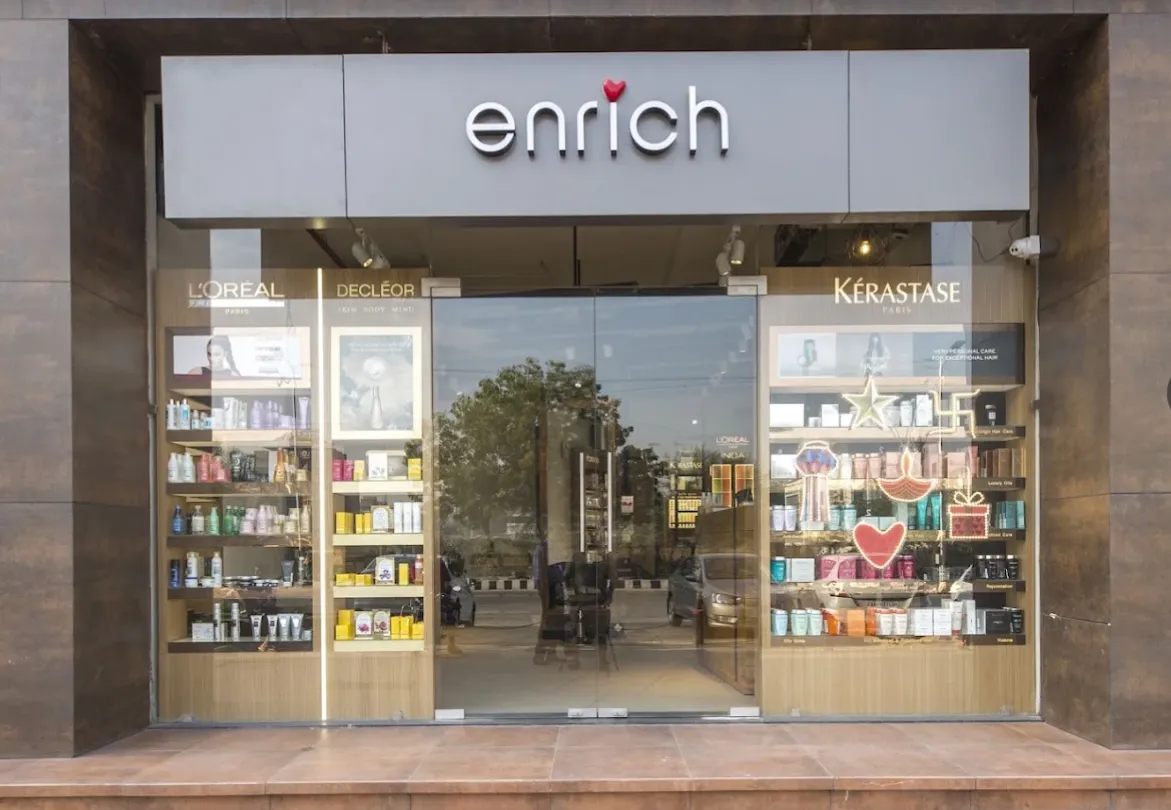 Find best offer near you and book salon services online at Enrich Salon