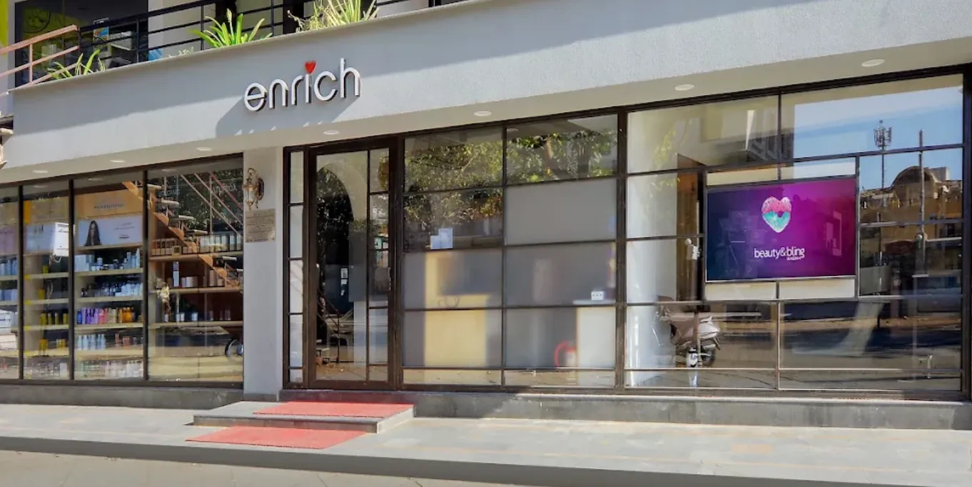 Find best offer near you and book salon services online at Enrich Salon