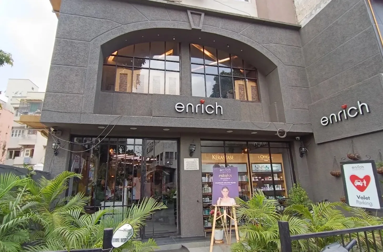 Find best offer near you and book salon services online at Enrich Salon